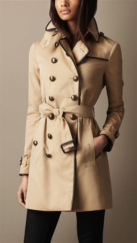 burberry leather detail cotton gabardine trench coat|burberry trench coat asos marketplace.